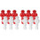 12Pcs Smooth Surface Foosball Players Resin Table Soccer Figurines 3