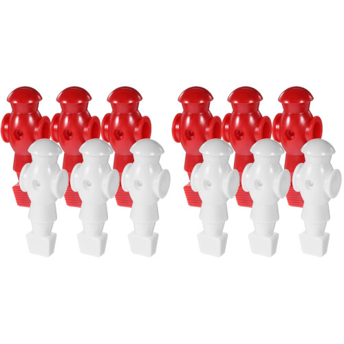 12Pcs Smooth Surface Foosball Players Resin Table Soccer Figurines 2