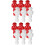12Pcs Smooth Surface Foosball Players Resin Table Soccer Figurines 6