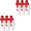 12Pcs Smooth Surface Foosball Players Resin Table Soccer Figurines 4