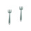 2Pcs Practical Silicone Food Forks Heat-Resistant Kitchen Accessories 6