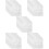 500Pcs Silver Candy Wrapping Papers for Chocolates and Homemade Sweets 8