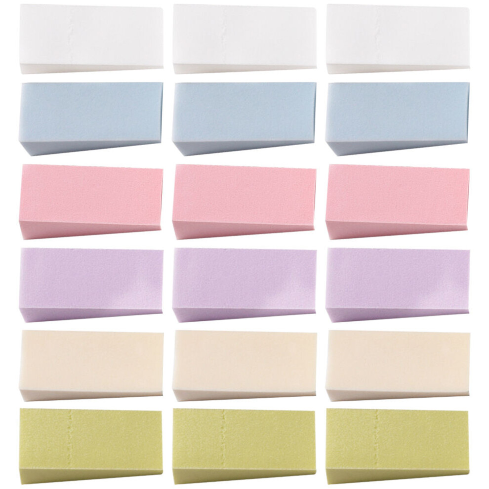 Ohphcall 240Pcs Unique Shape Gradient Sponges For Cosmetic And Nail Art Use