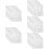 500Pcs Silver Candy Wrapping Papers for Chocolates and Homemade Sweets 10
