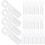 60Pcs White Plastic Tilt Rod Hooks Convenient Home Blind Replacement 1