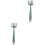 2Pcs Practical Silicone Food Forks Heat-Resistant Kitchen Accessories 5
