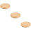 3Pcs Compact Khaki Wood Cutting Boards for Kitchen and Serving 11