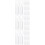 60Pcs White Plastic Tilt Rod Hooks Convenient Home Blind Replacement 8
