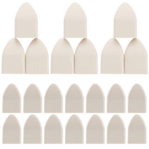 250Pcs White Plastic Post Caps Stylish Railing and Fence Protectors 2