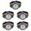 5Pcs Durable Black Children Watch Adjustable for Kids 7
