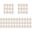 250Pcs White Plastic Post Caps Stylish Railing and Fence Protectors 4