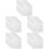 500Pcs Silver Candy Wrapping Papers for Chocolates and Homemade Sweets 6