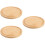 3Pcs Compact Khaki Wood Cutting Boards for Kitchen and Serving 9