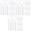60Pcs White Plastic Tilt Rod Hooks Convenient Home Blind Replacement 3