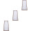 3Pcs Sunglasses Holder White Density Board Organizer for 7 Glasses 6
