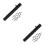 2Pcs Barrel Bolt Slide Lock Black Durable Rust-Resistant Home Security 5