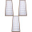 3Pcs Sunglasses Holder White Density Board Organizer for 7 Glasses 4