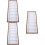 3Pcs Sunglasses Holder White Density Board Organizer for 7 Glasses 8