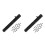 2Pcs Barrel Bolt Slide Lock Black Durable Rust-Resistant Home Security 6