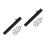 2Pcs Barrel Bolt Slide Lock Black Durable Rust-Resistant Home Security 8