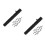 2Pcs Barrel Bolt Slide Lock Black Durable Rust-Resistant Home Security 2