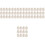 250Pcs White Plastic Post Caps Stylish Railing and Fence Protectors 6