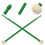 4Pairs Durable Nylon Drumsticks Dark Green Practice Drum Accessories 7