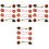32Pcs Assorted Silicone Straw Tips Covers Halloween Straw Cap Set 4