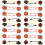 32Pcs Assorted Silicone Straw Tips Covers Halloween Straw Cap Set 6