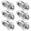 30Sets Hollow Door with Screws Durable Silver Fixing Anchors 11