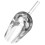 2Pcs Durable Silver Stainless Steel Rice and Fodder Feed Scoops 2