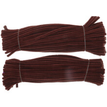 600Pcs Coffee Chenille Stems Twistable Rods for Creative Craft Making