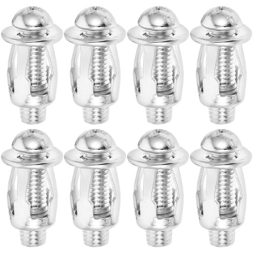 30Sets Hollow Door with Screws Durable Silver Fixing Anchors 2