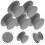 10Pcs High-Grade Silicone Pot Lid Handle Knobs Heat-Resistant Grey 11