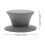 10Pcs High-Grade Silicone Pot Lid Handle Knobs Heat-Resistant Grey 10