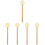 5Pcs Bass Drum Mallets Wood Handle Percussion Sticks 6