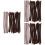 600Pcs Coffee Chenille Stems Twistable Rods for Creative Craft Making 7