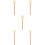 5Pcs Bass Drum Mallets Wood Handle Percussion Sticks 9