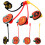 32Pcs Assorted Silicone Straw Tips Covers Halloween Straw Cap Set 2