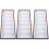 3Pcs Sunglasses Holder White Density Board Organizer for 7 Glasses 5