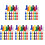 160Pcs Assorted Color Plastic Chess Pawns Durable Board Game Pieces 4