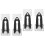 4Pcs Steel Plastic Sectional Couch Connectors Multi-Color Sofa Clips 6