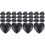 40Pcs Black Silicone Glasses Ear Grips for Secure Eyeglass Fit 3