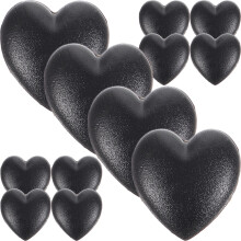 40Pcs Black Silicone Glasses Ear Grips for Secure Eyeglass Fit