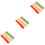 18Pcs Colored Chenille Craft Cleaners Soft Fluffy Twisting DIY Sticks 6