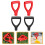 8Pcs Portable Plastic Grip Handles D-Shaped for Spade and Snow 8
