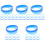 120Pcs Assorted Color Silicone Wristbands Elastic Decorative Bracelets 3