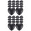 40Pcs Black Silicone Glasses Ear Grips for Secure Eyeglass Fit 6