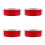 4Pcs Auto Reflective Tape Durable Waterproof Safety Tape 11