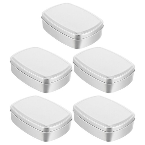 15Pcs Portable Aluminum Storage Cans Small Metal Boxes for Candy Soap 1
